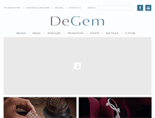 Tablet Screenshot of degemdiamond.com